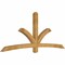 Ekena Millwork Davenport Rough Sawn Timber Gable Bracket, Western Red Cedar, 96"W x 40"H x 4"D x 4"F, 10/12 Pitch GBW096X40X0404DAV00RWR - alternate 2